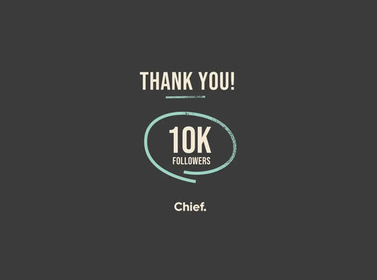 We are now 10k on Instagram. Thank you! - Chief Nutrition